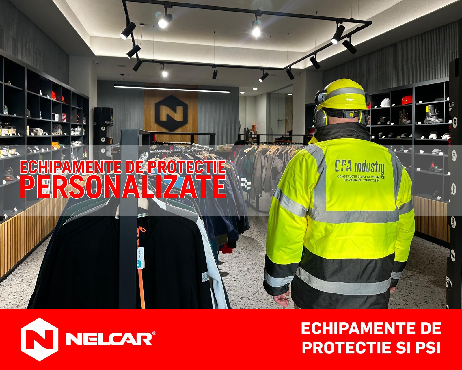 Personalizare echipamente de protectie Nelcar Piatra Neamt