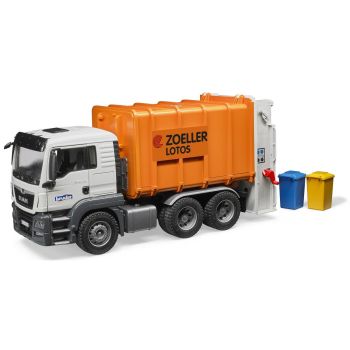 Camion Man Tgs Cu Containere Si Incarcator Pe Spate Bruder 03762