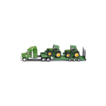 Camion Cu Platforma Si Doua Tractoare John Deere Siku 1837