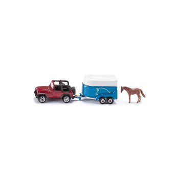 Masina De Teren Jeep Cu Remorca Pentru Cai Siku 1651