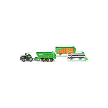 Tractor Deutz Fahr Cu Remorca Joskin Siku 1848