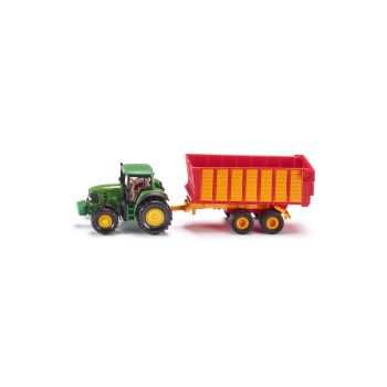 Tractor John Deere Cu Remorca Siku 1650