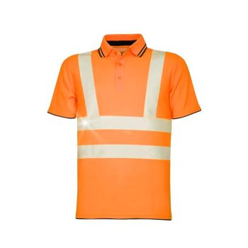 Tricou Polo Reflectorizant Ardon Signal Portocaliu