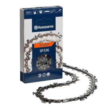 Lant drujba HUSQVARNA X-CUT SP33G, Semi chisel (semi-dalta), Pixel, pentru Sine de 33 cm (13''), Pas 325'', Latime canal sina 1,3 mm