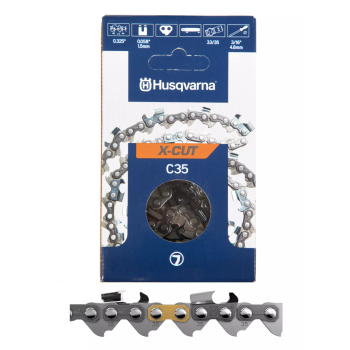 Lant drujba HUSQVARNA X-CUT C35, Chisel (daltă), pentru sine de 38 cm (15''), Pas 325'', Latime canal sina 1,5 mm