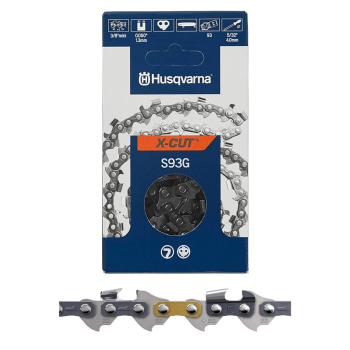 Lant drujba HUSQVARNA X-CUT S93G Semi Chisel (semi-dalta), pentru Sine de 25 cm (10"), Pas 3/8", Latime canal sina 1,3 mm
