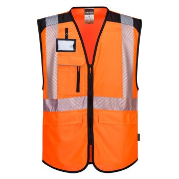 Vestă PW3 Portocaliu-Negru